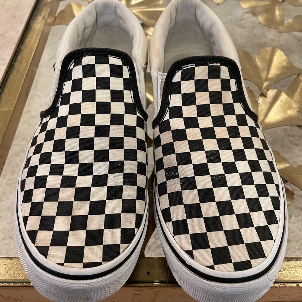 Vans CLASSIC SLIP-ON CHECKERBOARD size 7 (youth)